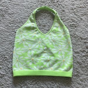 Daisy flower summer halter top